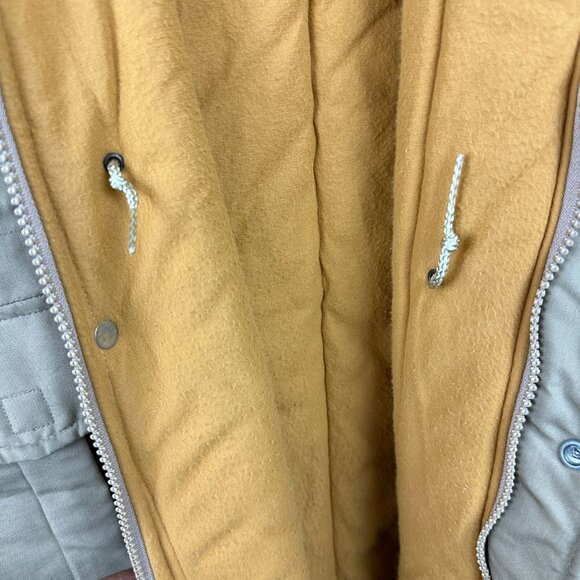 Vintage Cal Craft Insulated Jacket Adults L 42-44 Tan Lined Snap & Zip USA Made - Picture 9 of 16